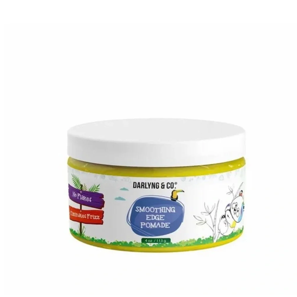 DarLyng & Co. Smoothing Edge Pomade 4oz – No Flakes, Frizz Control Hair Edge Gel